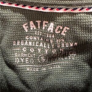 Fat Face Green Long Sleeve Top